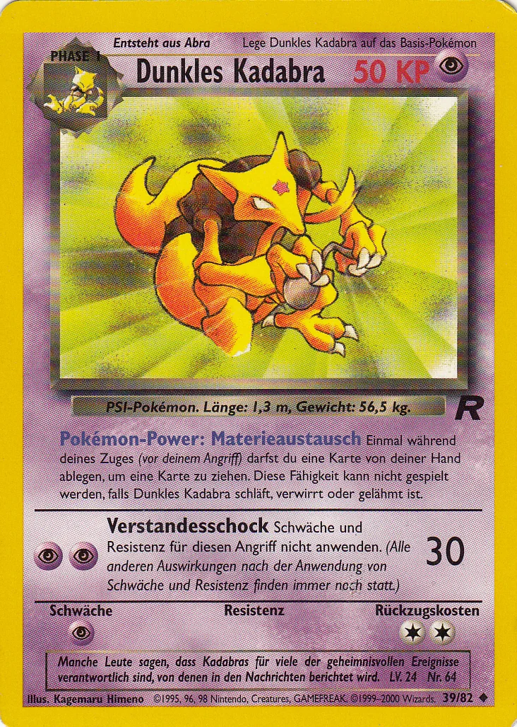 Dunkles Kadabra