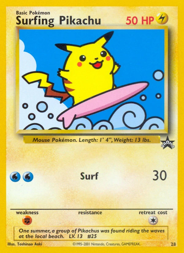 Surfendes Pikachu