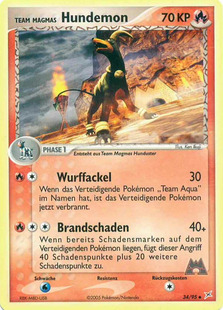 Team Magmas Hundemon