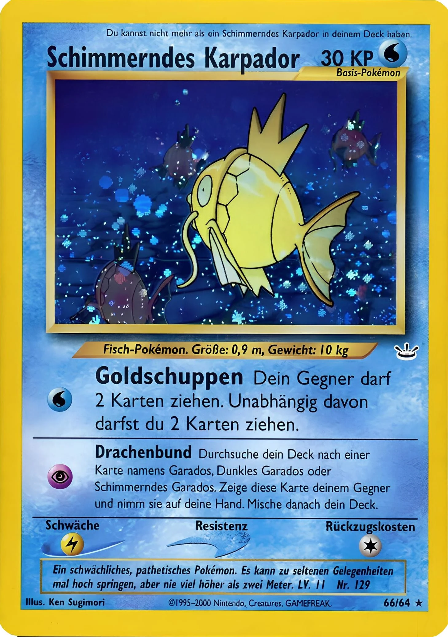 Schimmerndes Karpador