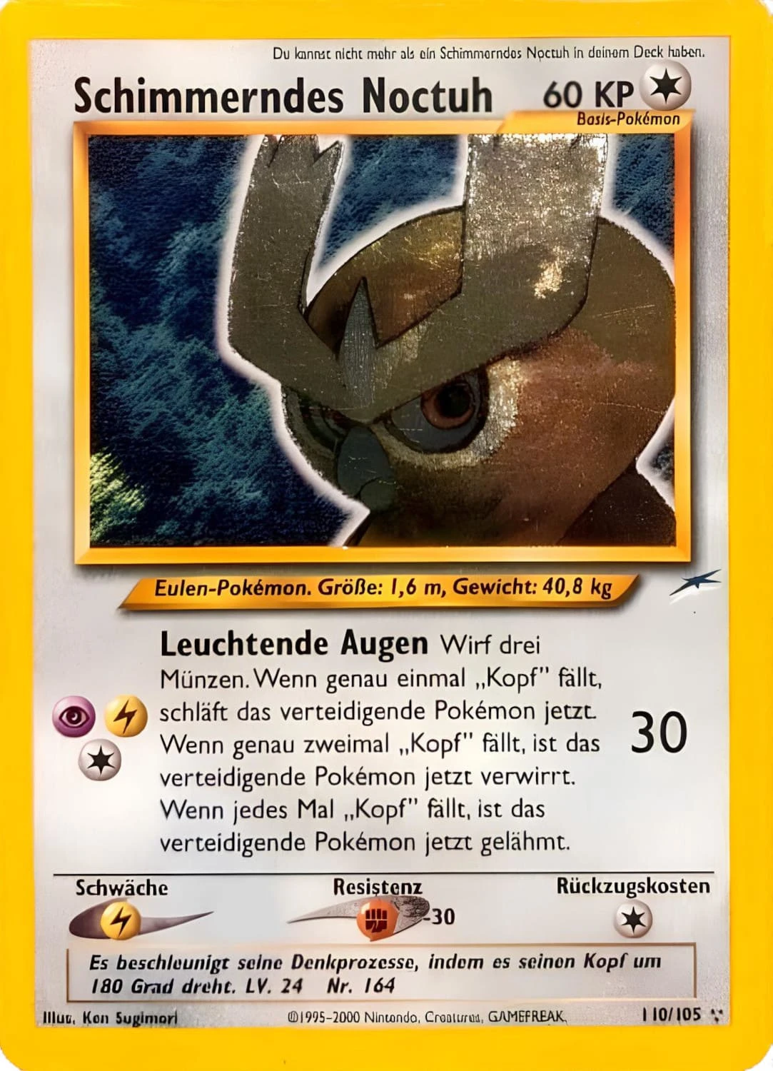 Schimmerndes Noctuh