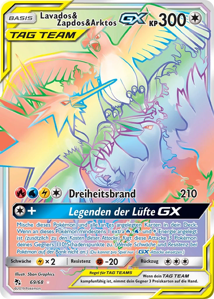 Moltres & Zapdos & Articuno GX