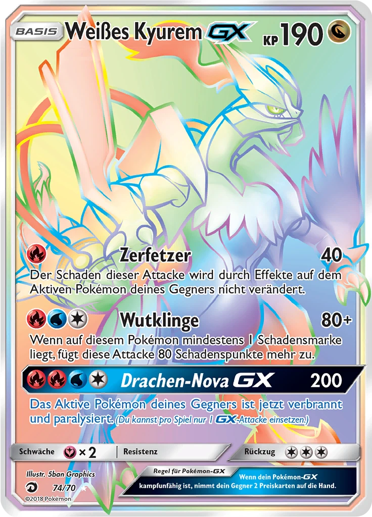 Weißes Kyurem GX