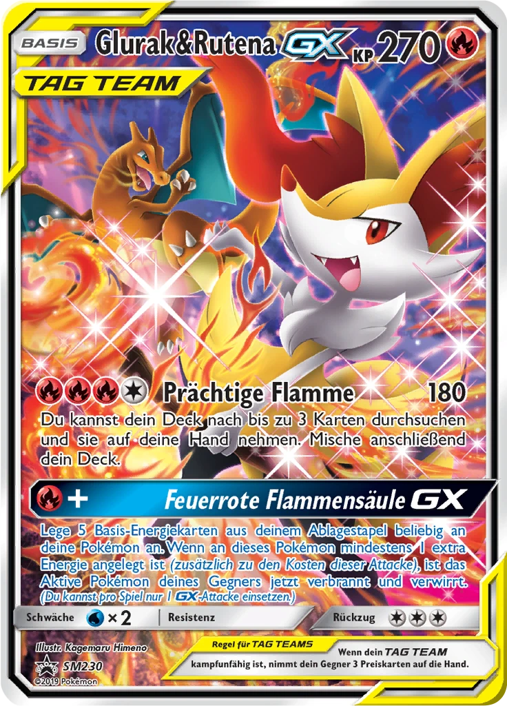 Glurak & Rutena GX