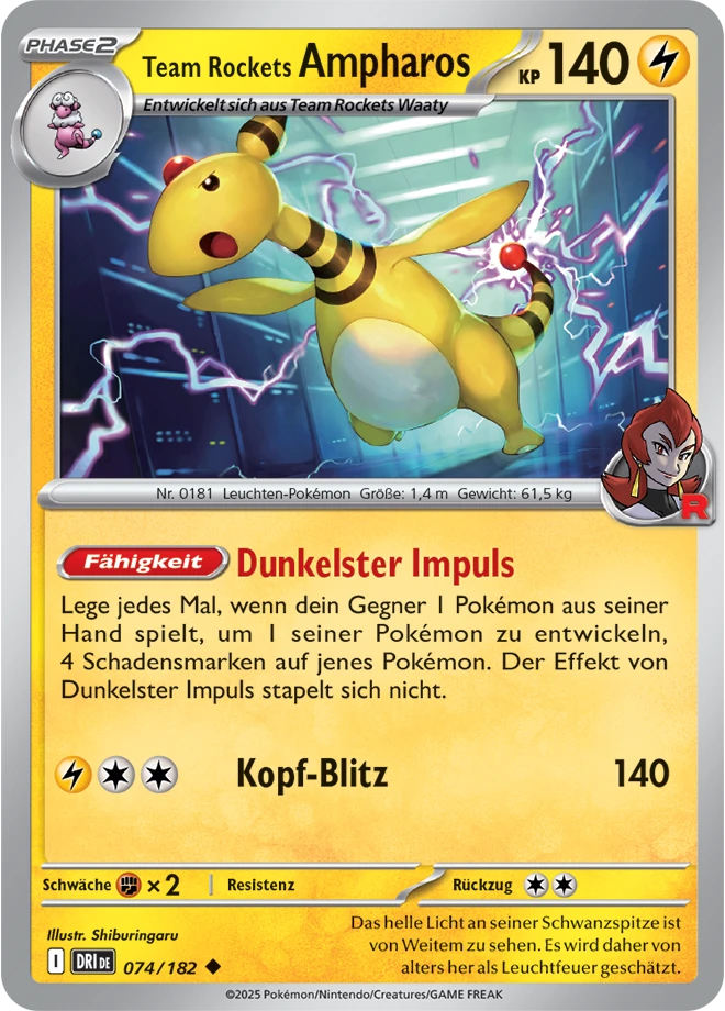 Team Rockets Ampharos