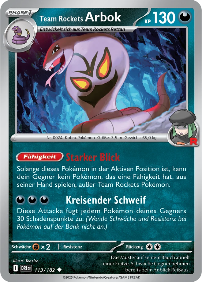 Team Rockets Arbok