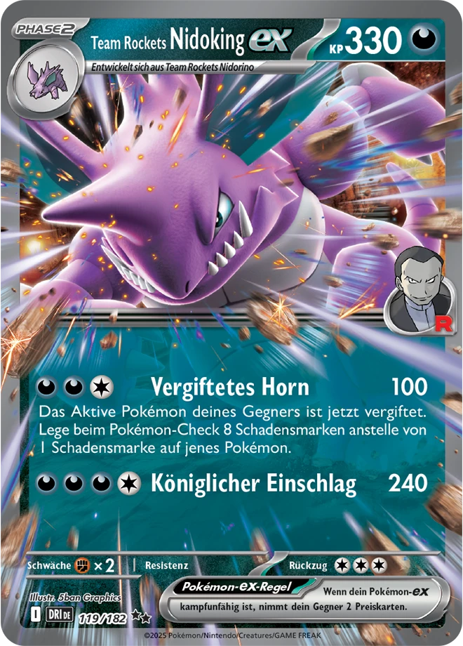 Team Rockets Nidoking-ex