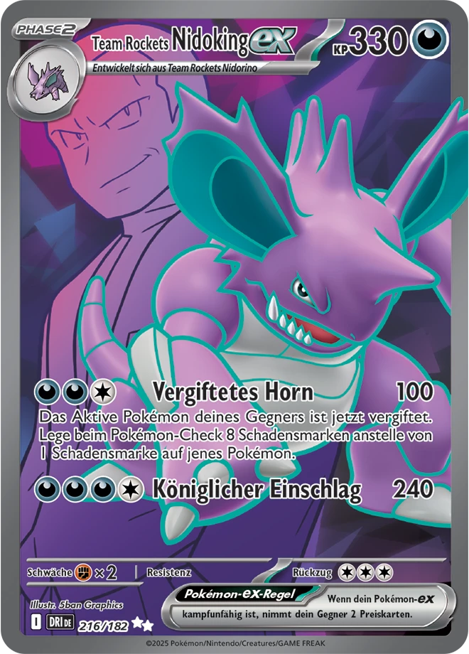 Team Rockets Nidoking-ex