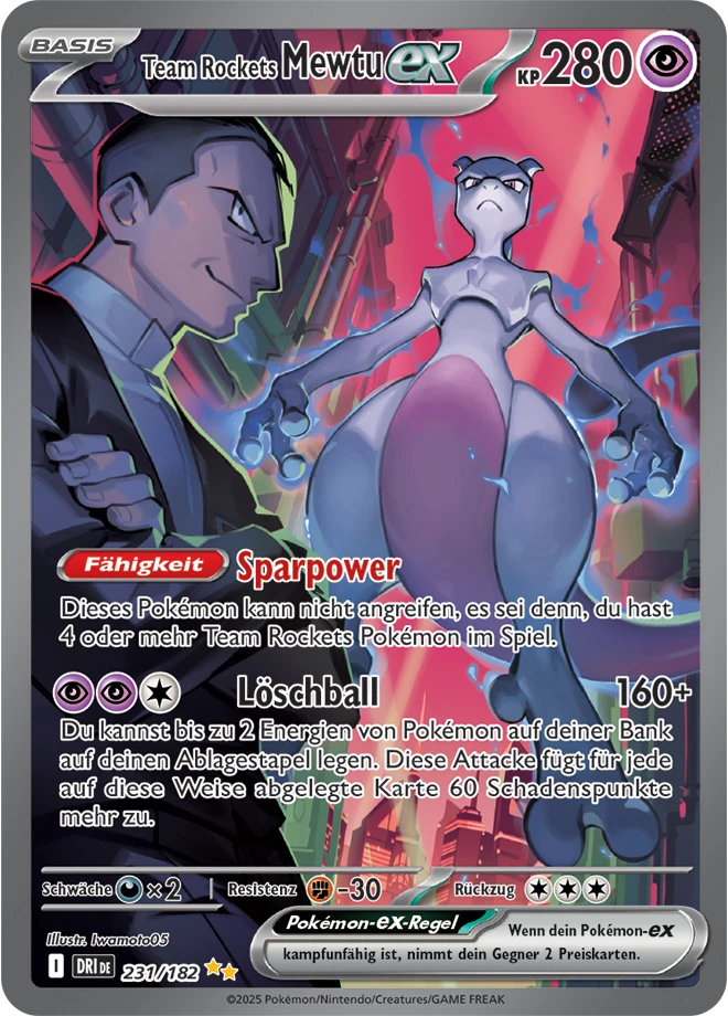 Team Rockets Mewtu-ex