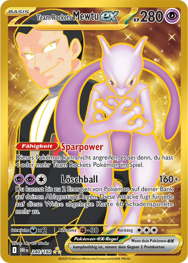 Team Rockets Mewtu-ex
