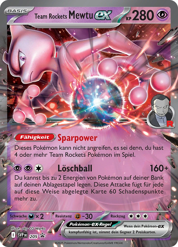 Team Rockets Mewtu-ex