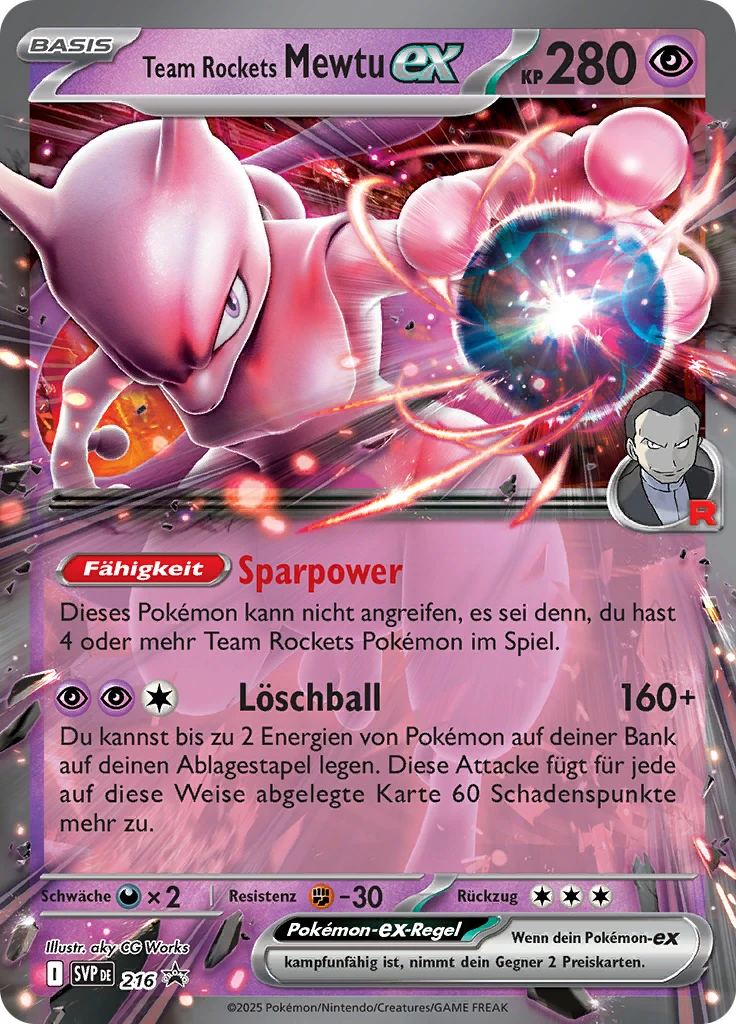 Team Rockets Mewtu-ex