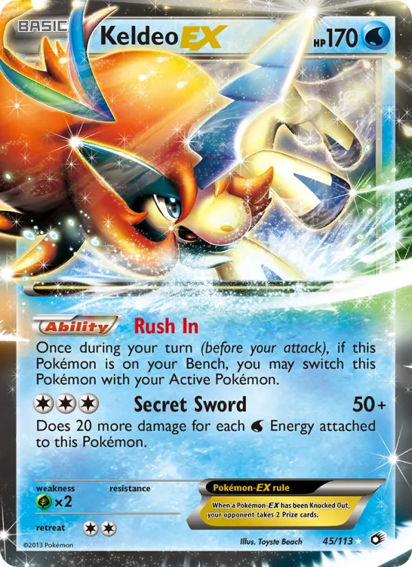 Keldeo-EX (Crazy Punch)
