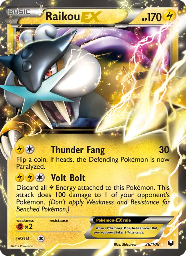 Raikou-EX (Anguille Sous Roche)