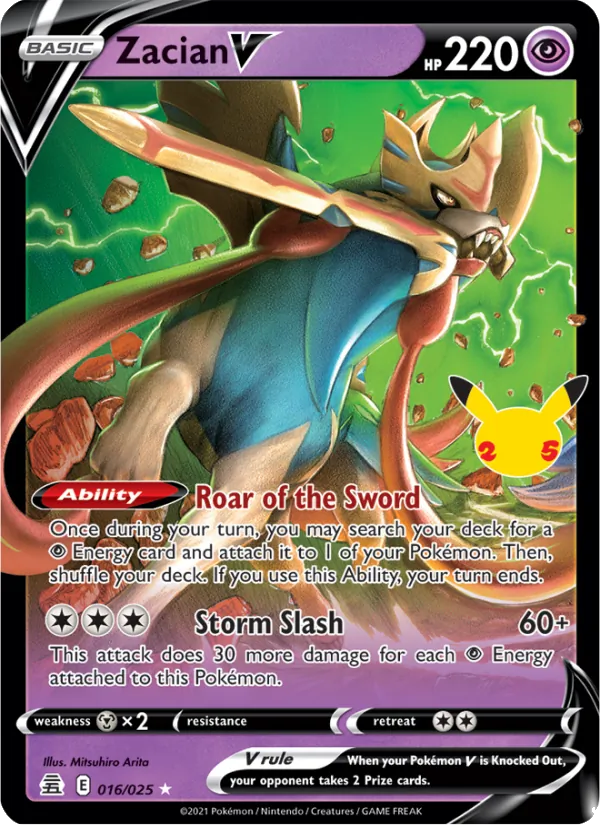Zacian-V (Psychic Elegance)