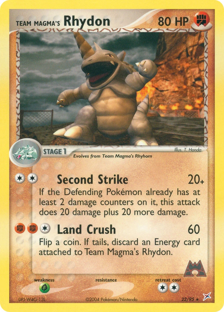 Team Magma's Rhydon