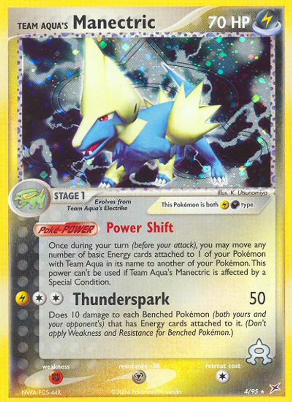 Team Aqua's Manectric (Blaziken Tech)