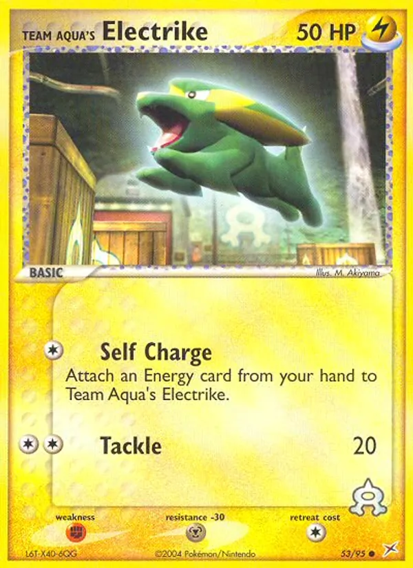 Team Aqua's Electrike (Blaziken Tech)