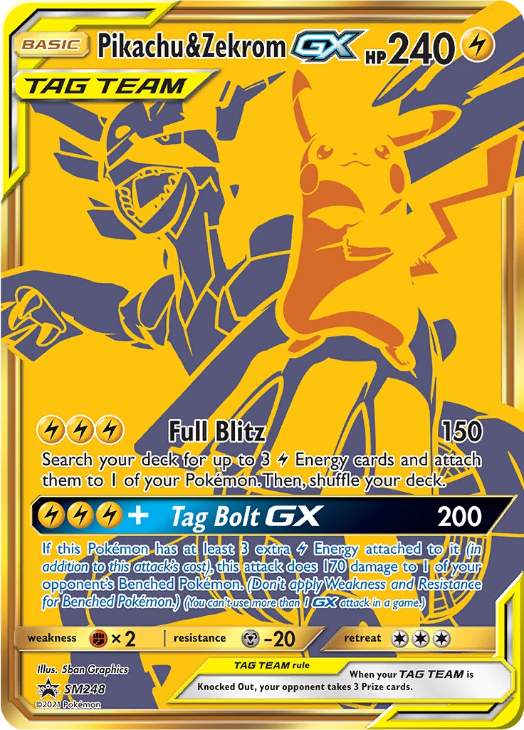 Pikachu & Zekrom GX