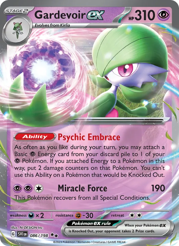 Gardevoir ex (Psychic Elegance)