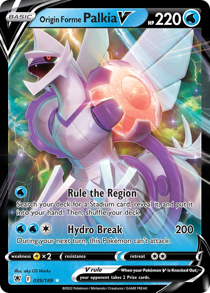 Origin Forme Palkia-V (Ice Rider Palkia)