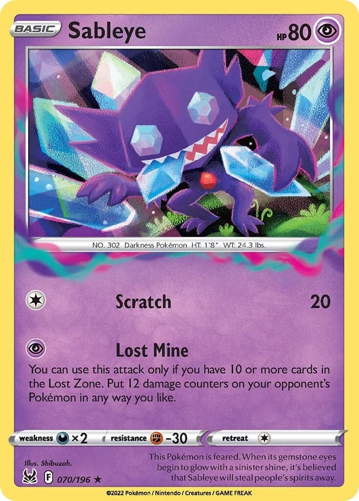 Sableye (Lost Box Kyogre)
