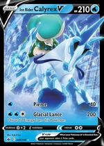 Ice Rider Calyrex-V (Ice Rider Palkia)