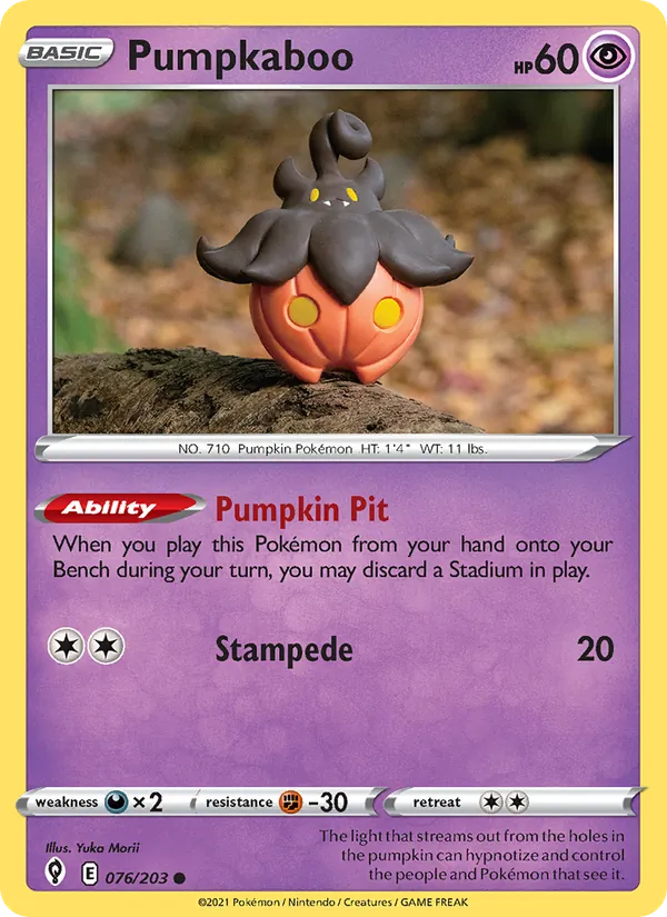 Pumpkaboo (Colorless Lugia)
