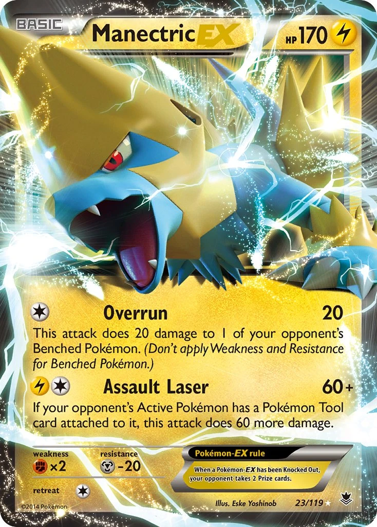 Manectric-EX (Punches 'N' Bites)