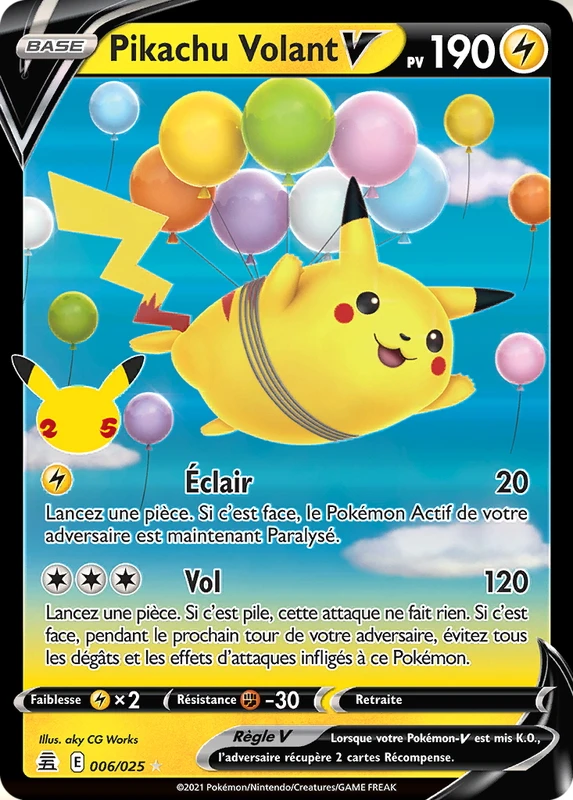 Pikachu Volant-V