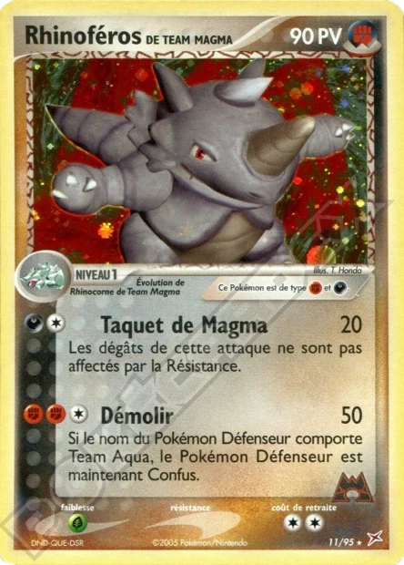 Rhinoféros de Team Magma