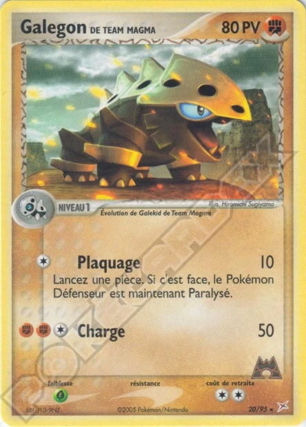 Galegon de Team Magma