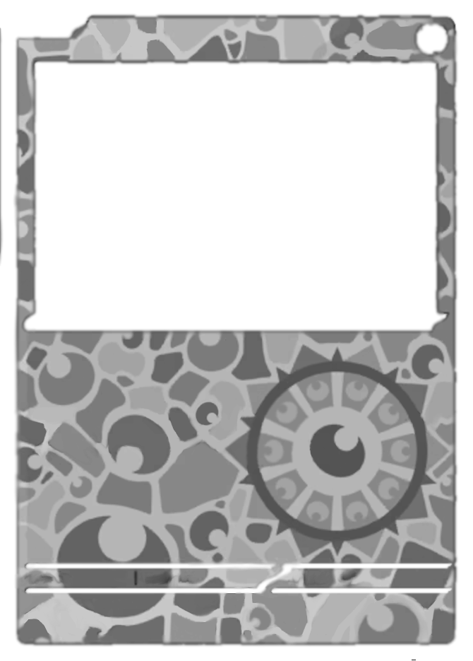 Reverse finish overlay for ヤミカラス